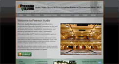Desktop Screenshot of peersonaudio.com